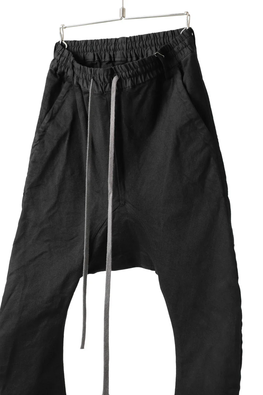 A.F ARTEFACT SARROUEL SKINNY PANTS / HI-STRETCH DENIM (BLACK) - Image 8