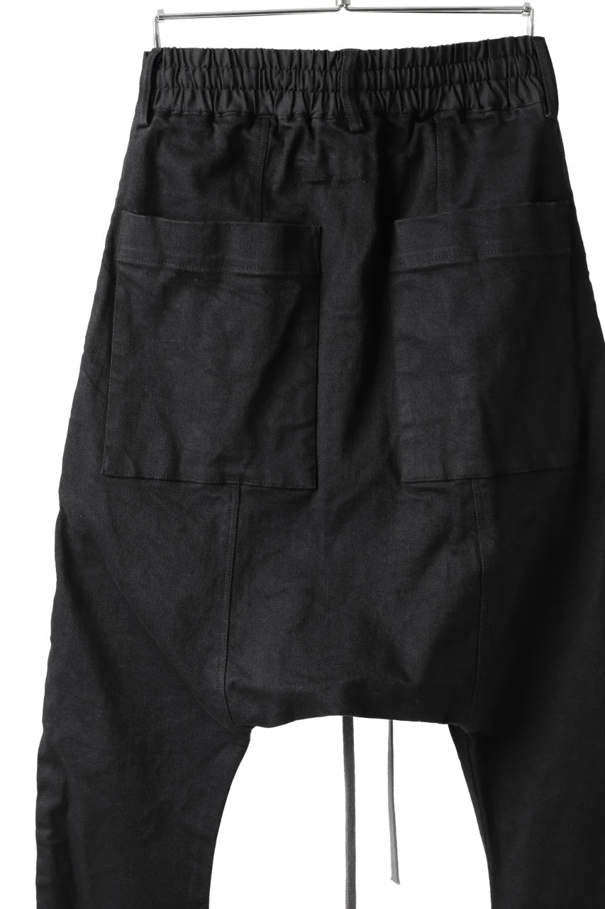 A.F ARTEFACT SARROUEL SKINNY PANTS / HI-STRETCH DENIM (BLACK) - Image 9