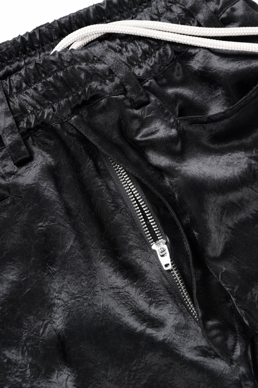 A.F ARTEFACT SATIN DROPCROTCH CARGO PANTS (BLACK) - Image 9