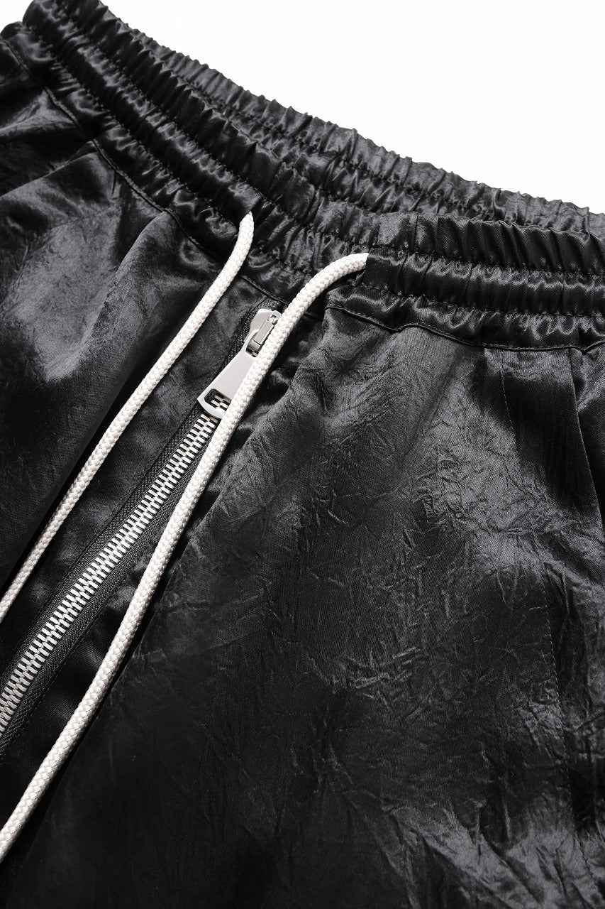 A.F ARTEFACT SATIN LOWCROTCH MILITARY WIDE SHORTS (BLACK) - Image 7