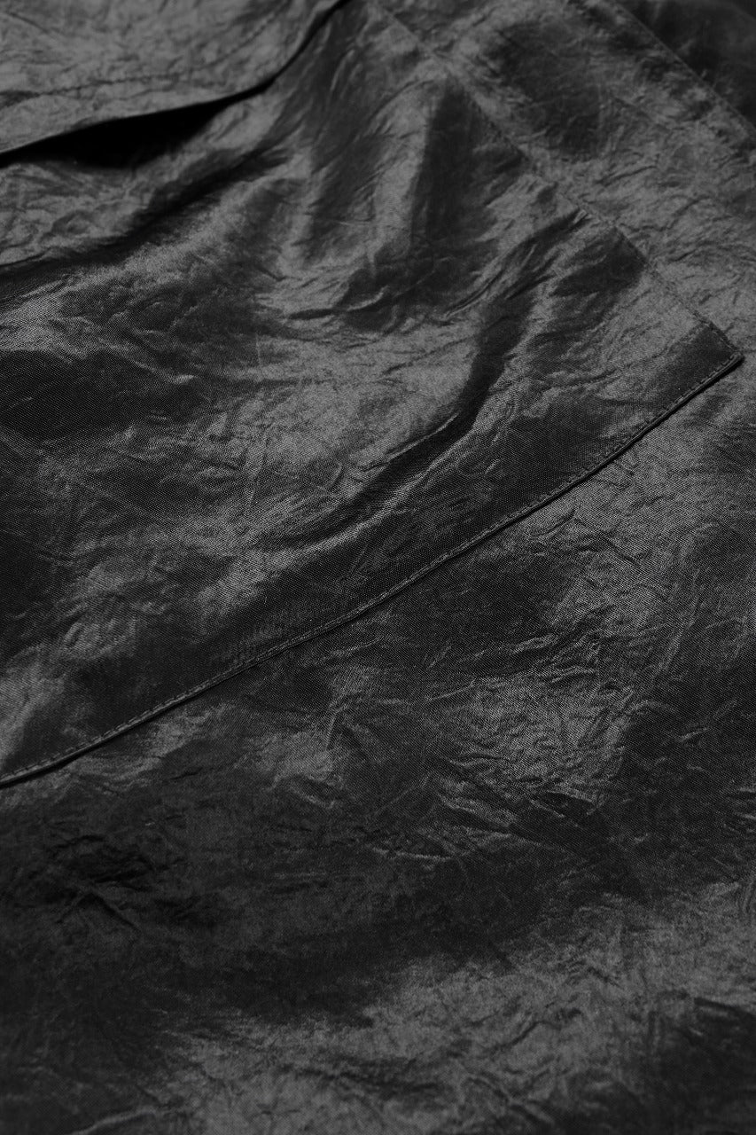 A.F ARTEFACT SATIN LOWCROTCH MILITARY WIDE SHORTS (BLACK) - Image 9