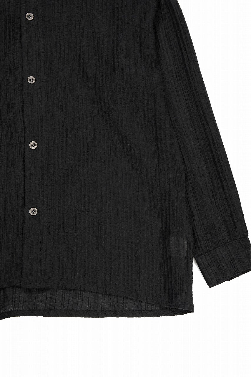 A.F ARTEFACT SHEER YO-RYU SHIRT (BLACK) - Image 5