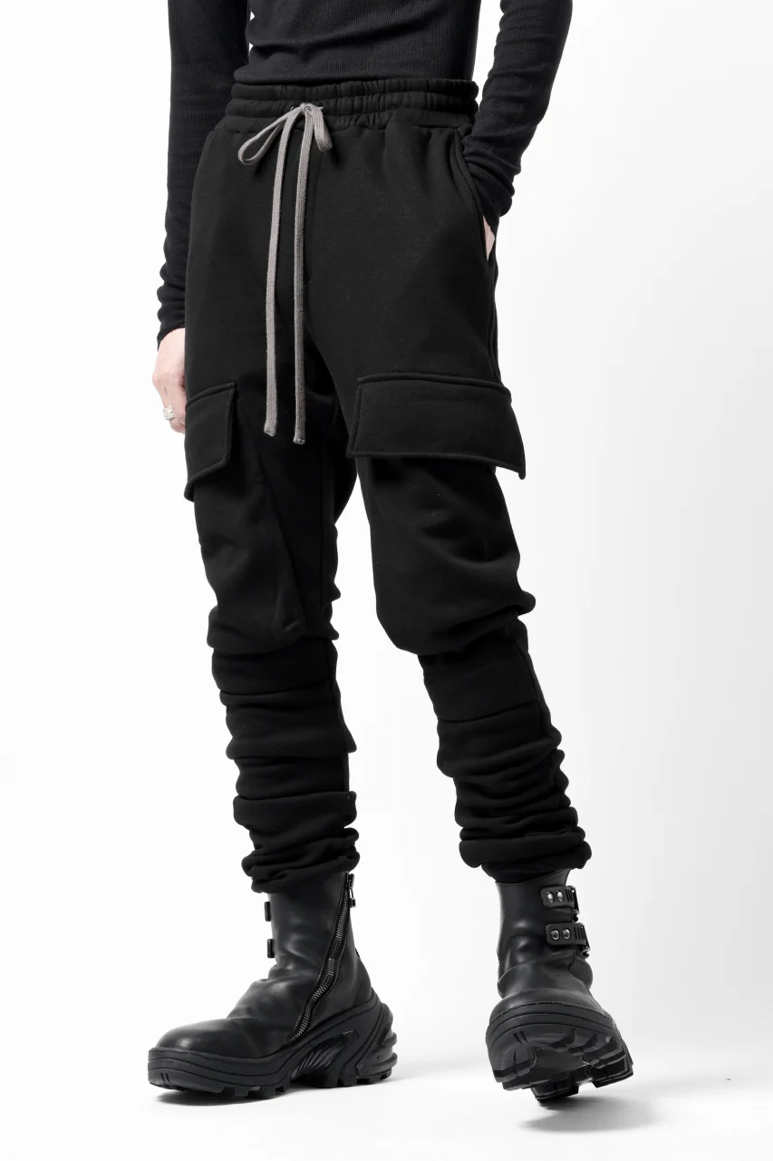 A.F ARTEFACT SLIM CARGO POCKET PANTS / BOMBER HEAT® (BLACK) - Image 6
