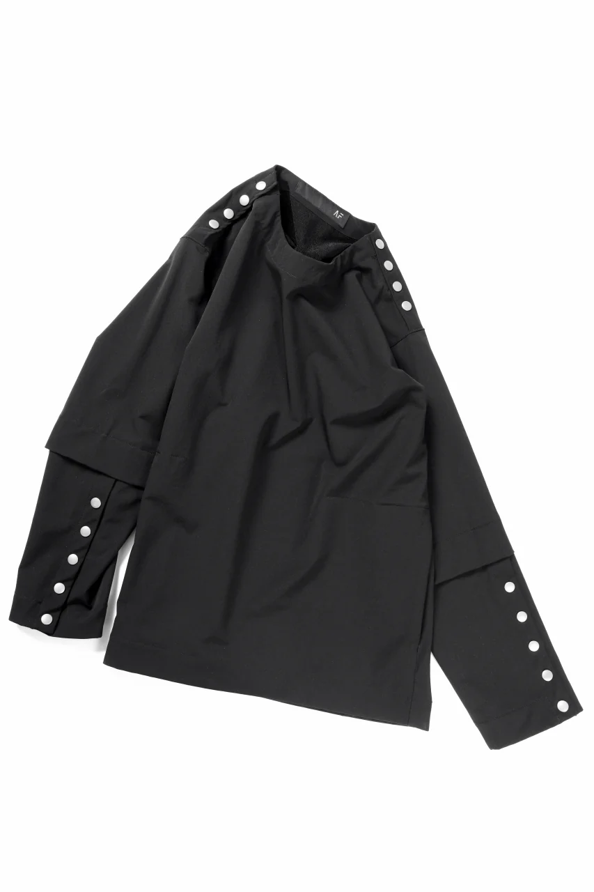 A.F ARTEFACT SNAP PULLOVER / TECH-SMOOTH (BLACK) - Image 4