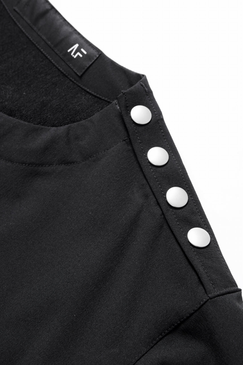 A.F ARTEFACT SNAP PULLOVER / TECH-SMOOTH (BLACK) - Image 6