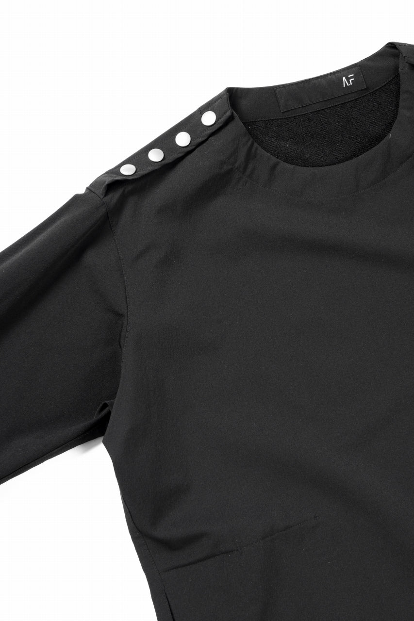 A.F ARTEFACT SNAP PULLOVER / TECH-SMOOTH (BLACK) - Image 8