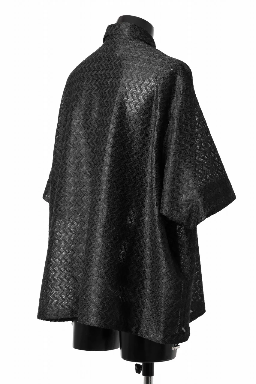 A.F ARTEFACT SNAPPED SQUEEZING SHIRT / SHADOW LACE (BLACK) - Image 16