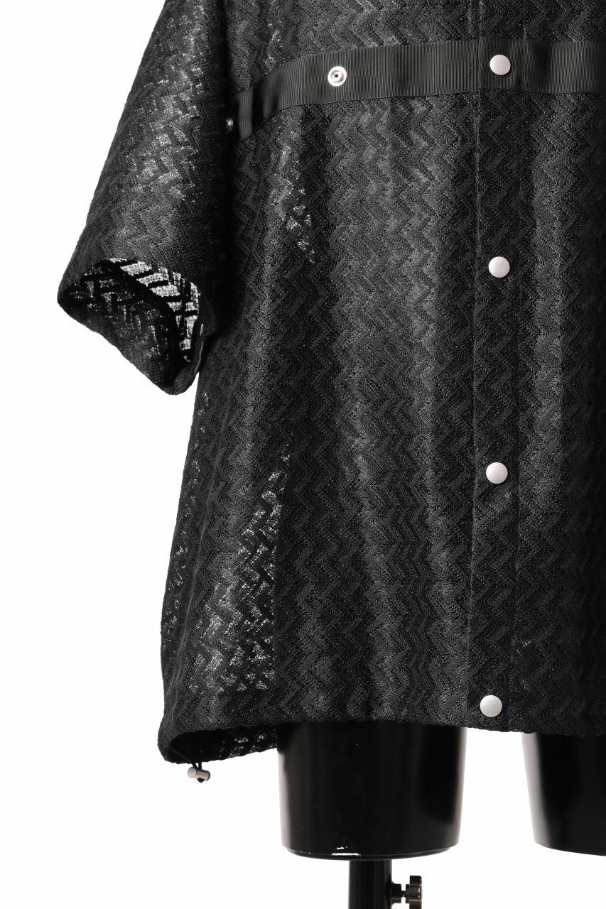 A.F ARTEFACT SNAPPED SQUEEZING SHIRT / SHADOW LACE (BLACK) - Image 21