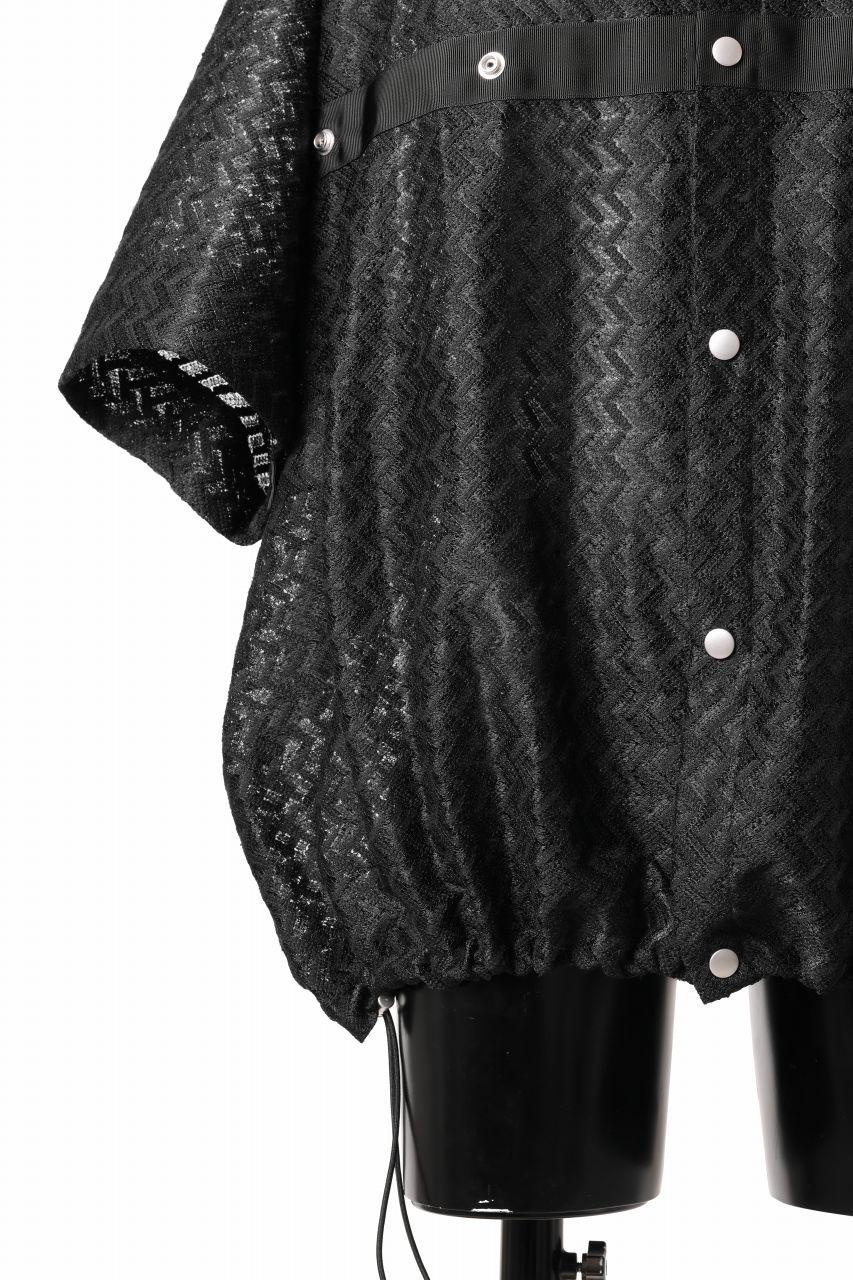 A.F ARTEFACT SNAPPED SQUEEZING SHIRT / SHADOW LACE (BLACK) - Image 24