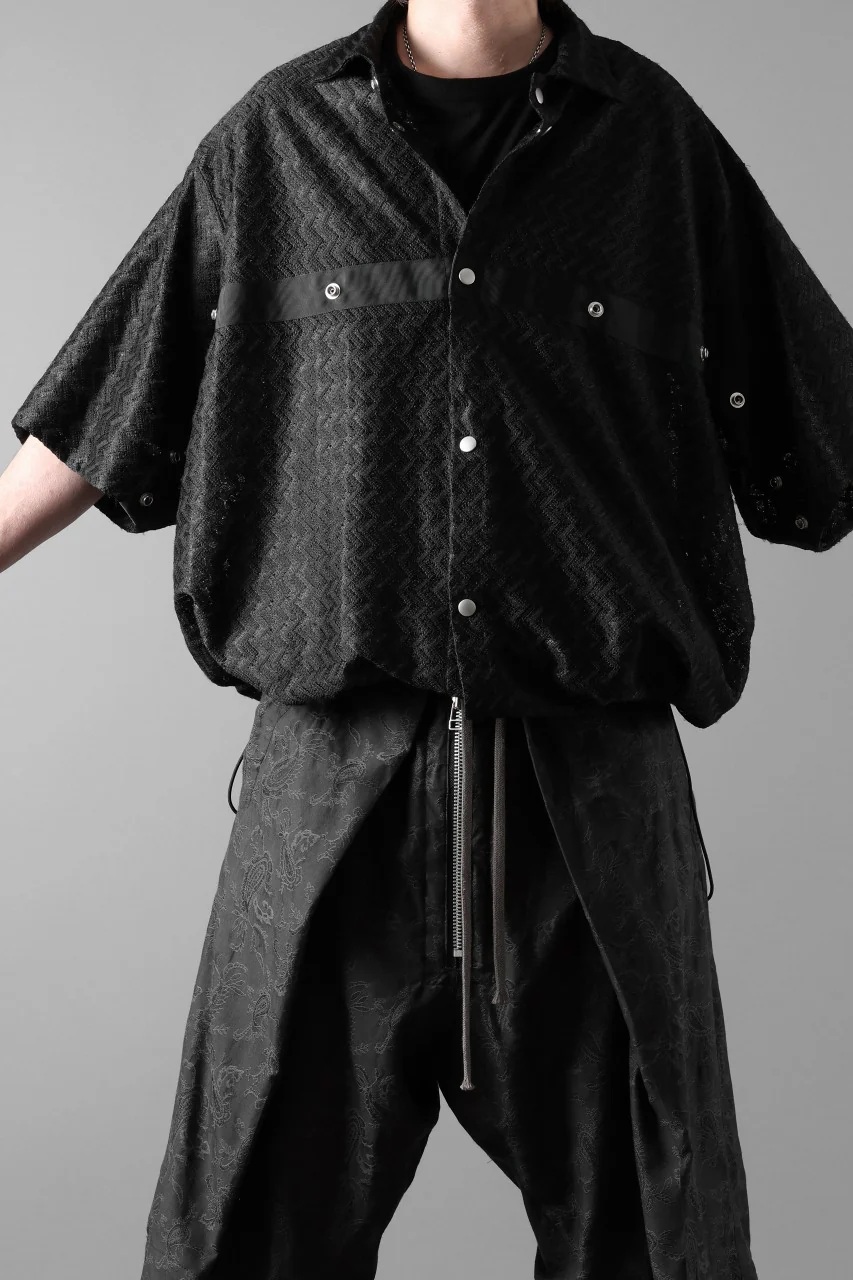 A.F ARTEFACT SNAPPED SQUEEZING SHIRT / SHADOW LACE (BLACK) - Image 37