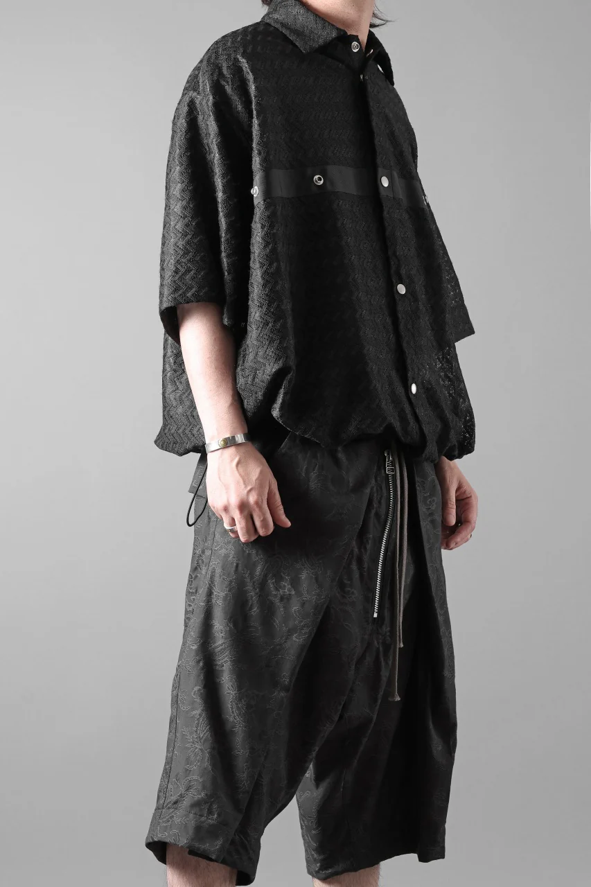 A.F ARTEFACT SNAPPED SQUEEZING SHIRT / SHADOW LACE (BLACK) - Image 38