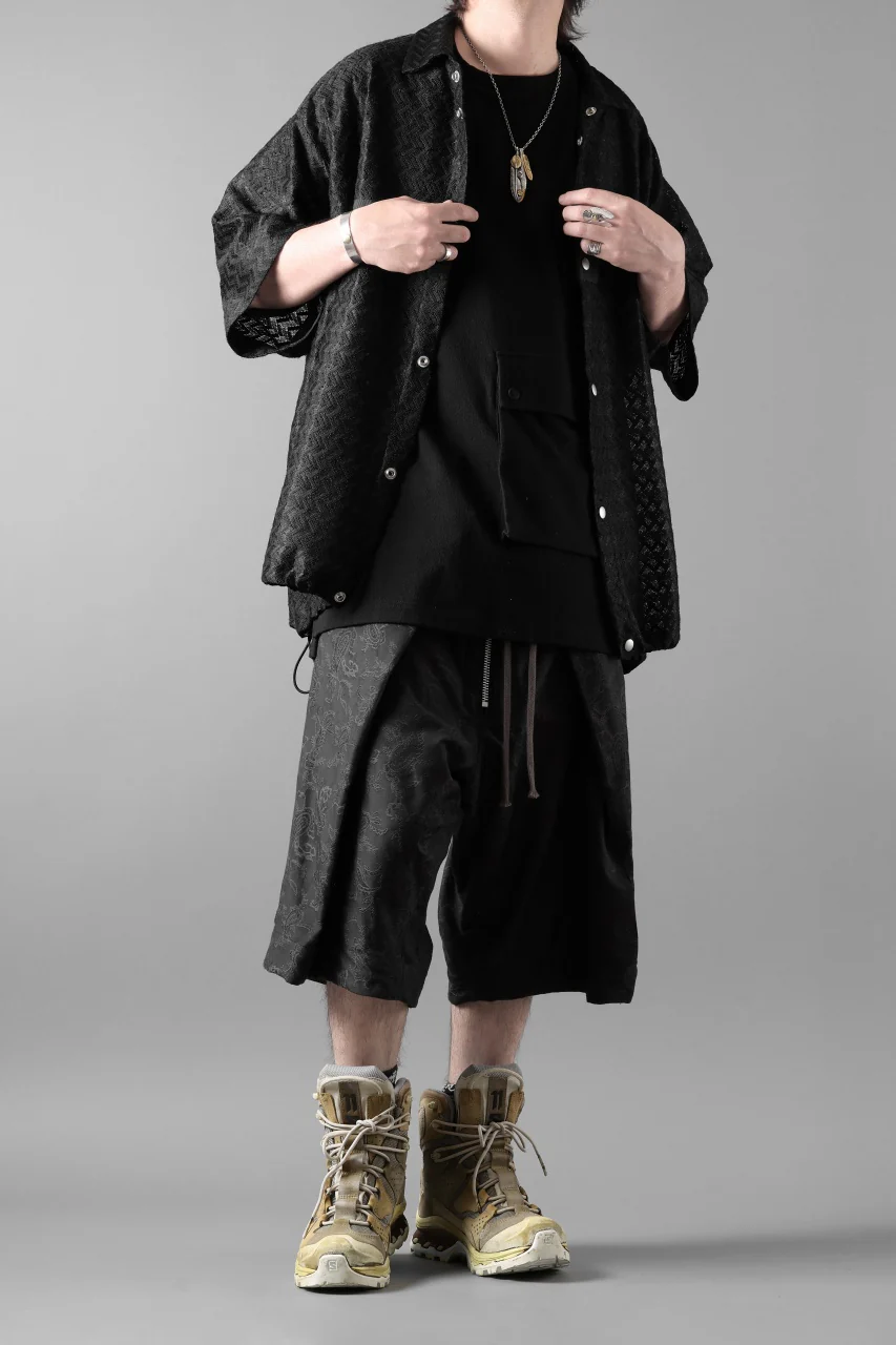 A.F ARTEFACT SNAPPED SQUEEZING SHIRT / SHADOW LACE (BLACK) - Image 40