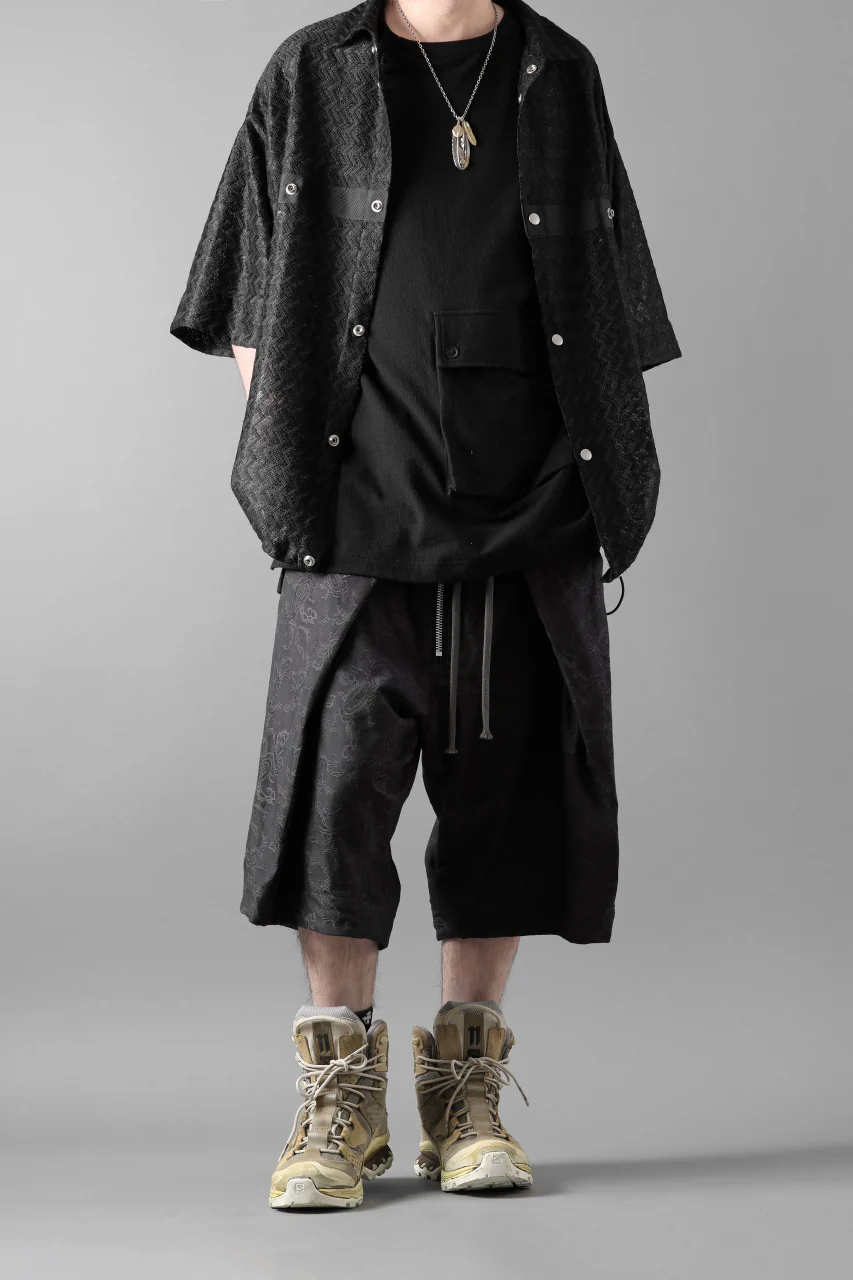 A.F ARTEFACT SNAPPED SQUEEZING SHIRT / SHADOW LACE (BLACK) - Image 42