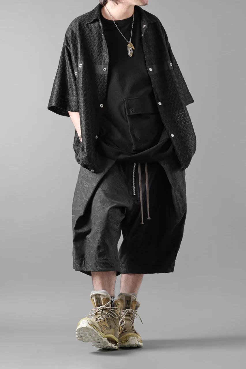 A.F ARTEFACT SNAPPED SQUEEZING SHIRT / SHADOW LACE (BLACK) - Image 43