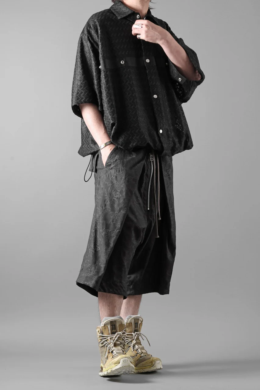 A.F ARTEFACT SNAPPED SQUEEZING SHIRT / SHADOW LACE (BLACK) - Image 44