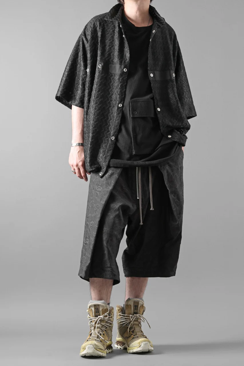 A.F ARTEFACT SNAPPED SQUEEZING SHIRT / SHADOW LACE (BLACK) - Image 45