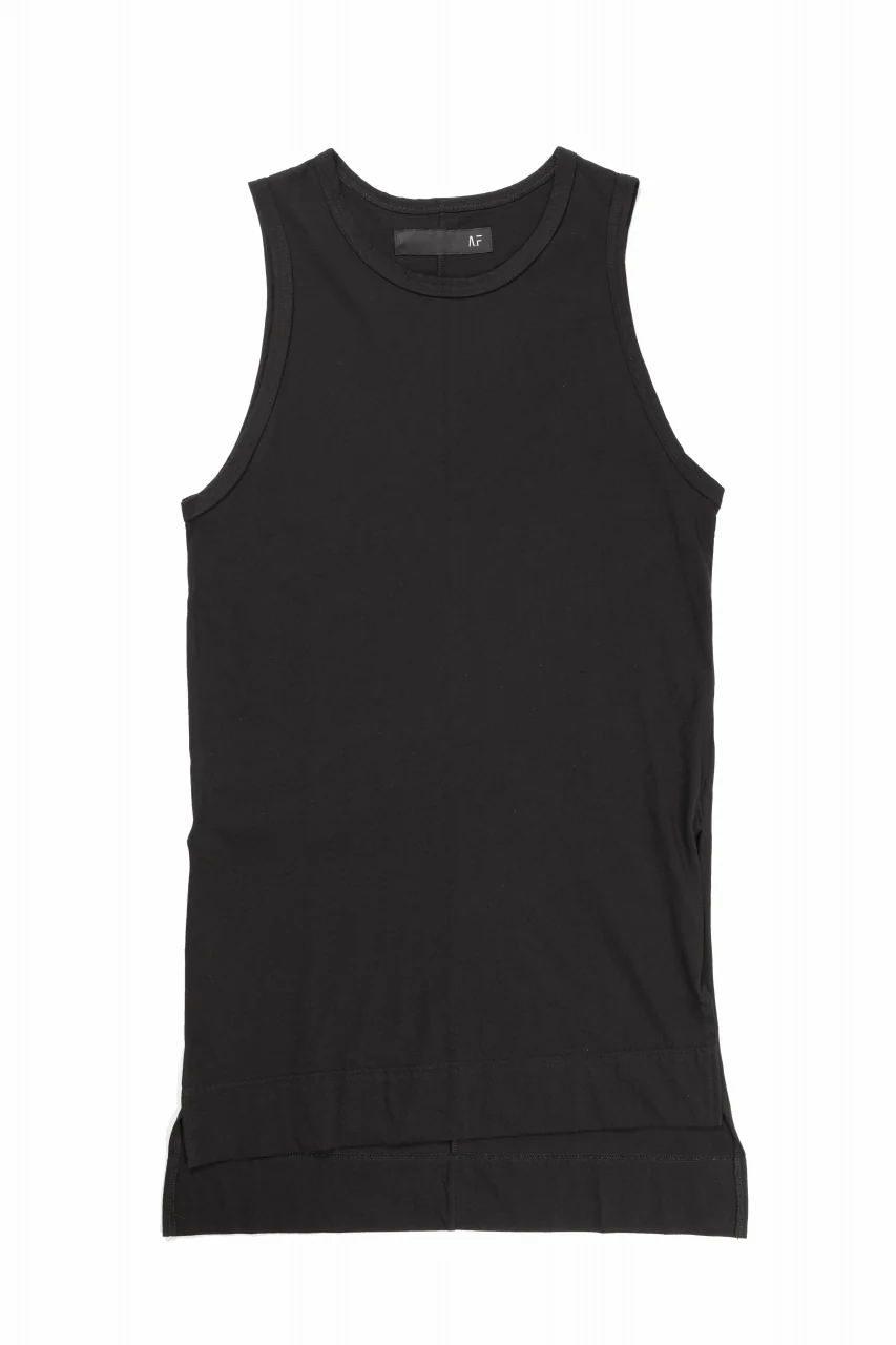 A.F ARTEFACT SQURECUT LONG TANK TOP (BLACK)