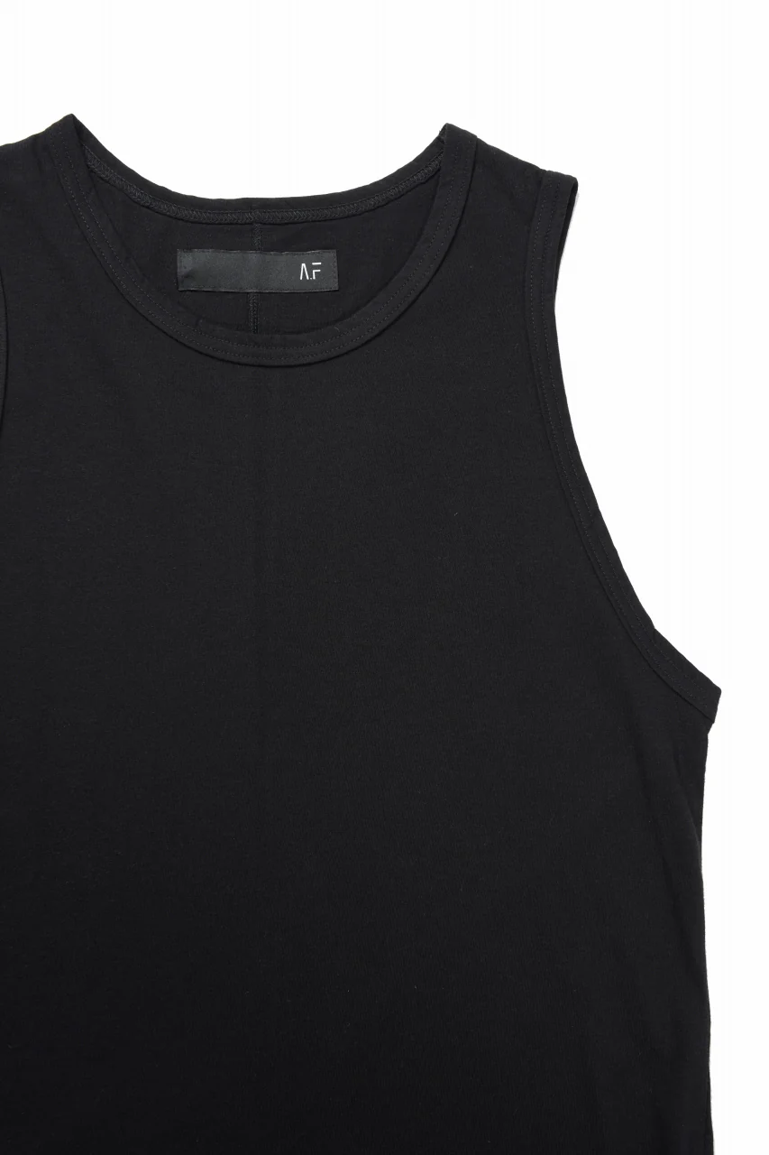 A.F ARTEFACT SQURECUT LONG TANK TOP (BLACK) - Image 3