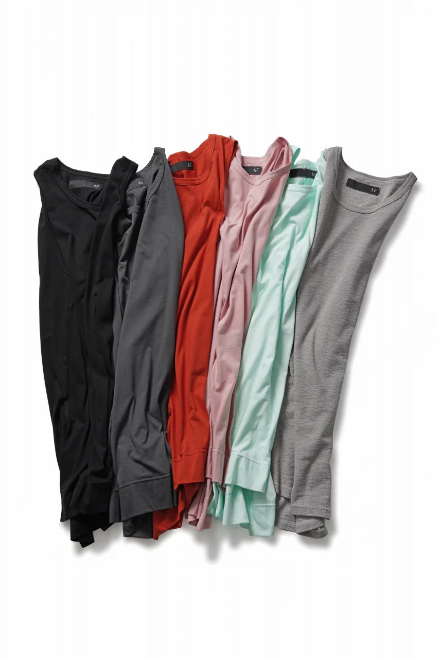 A.F ARTEFACT SQURECUT LONG TANK TOP (PINK) - Image 11