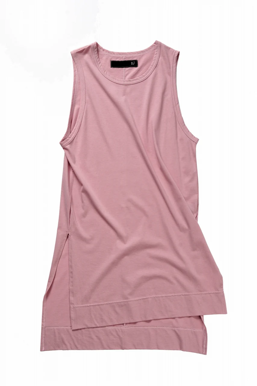 A.F ARTEFACT SQURECUT LONG TANK TOP (PINK) - Image 3