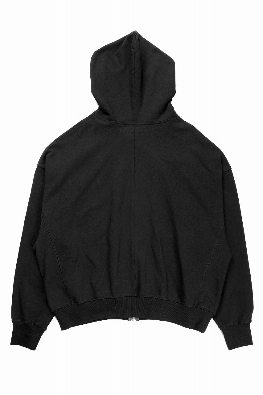 A.F ARTEFACT SWEAT ZIP HOODIE (BLACK) - Image 3