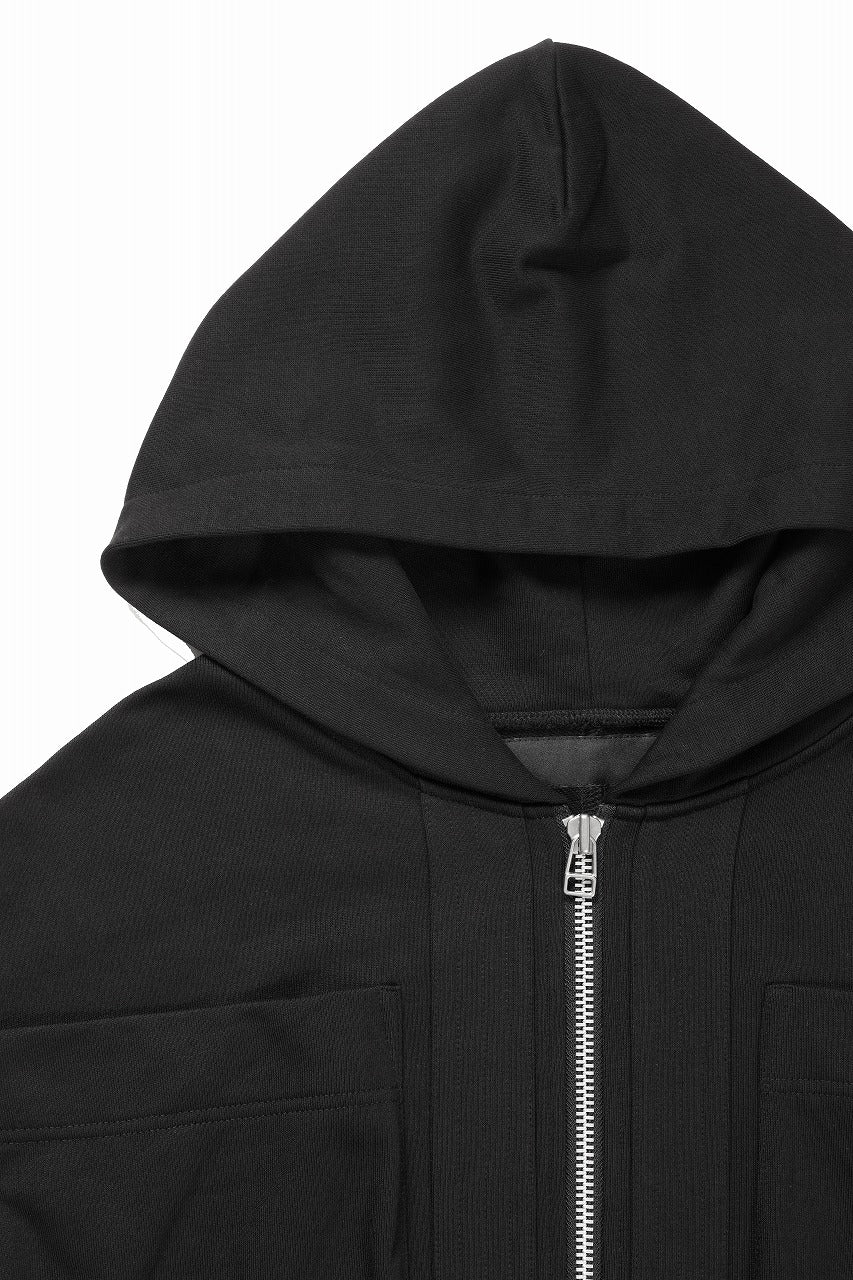 A.F ARTEFACT SWEAT ZIP HOODIE (BLACK) - Image 5