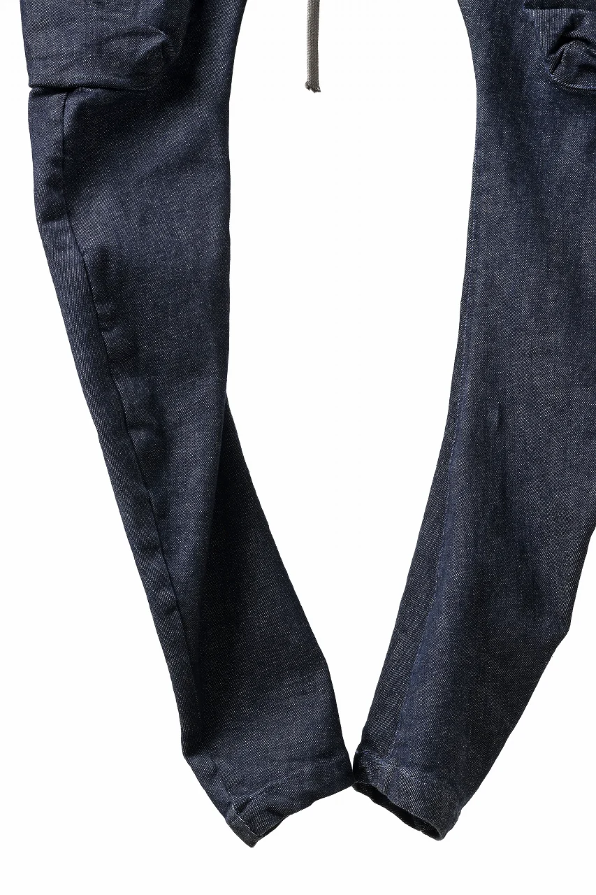 A.F ARTEFACT "tdc" DENIM SARROUEL CARGO SKINNY (BLUE) - Image 6