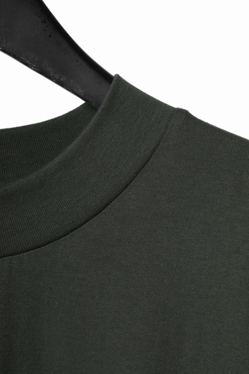 A.F ARTEFACT THICK-COLLAR BASIC L/S T-SHIRT / TYPE B PRINT (KHAKI) - Image 13