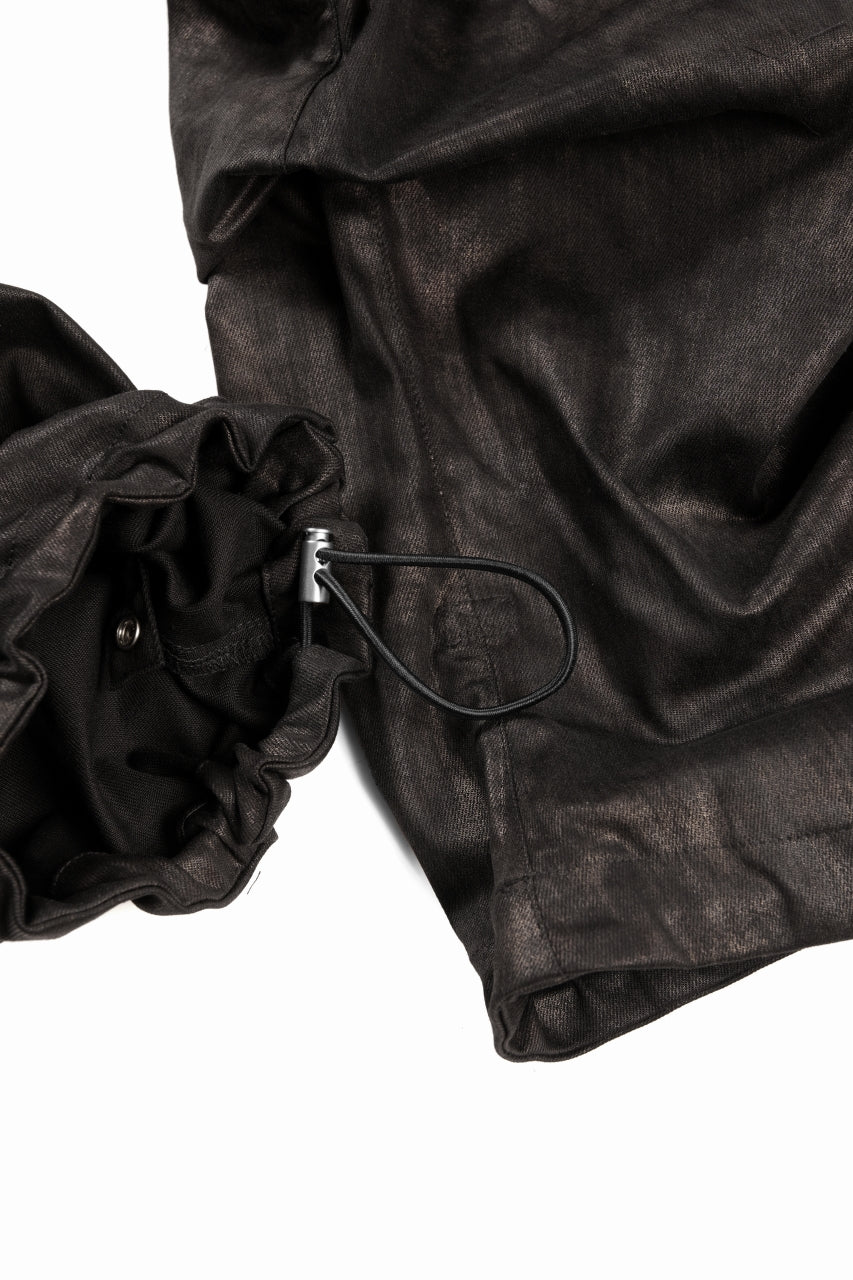 A.F ARTEFACT TUCK CARGO PANTS / METAL STEAM CAMOUFLAGE (BLACK×BROWN) - Image 11