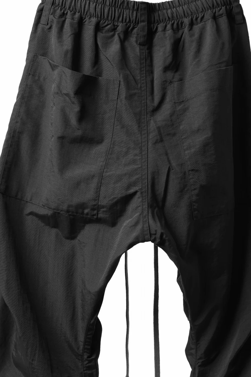A.F ARTEFACT TUCK VOLUME BAGGY PANTS / CONY GRUNZE (BLACK) - Image 14