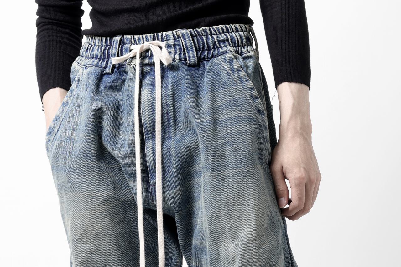 A.F ARTEFACT TUCK VOLUME BAGGY PANTS / FADED DENIM (INDIGO BLUE) - Image 19