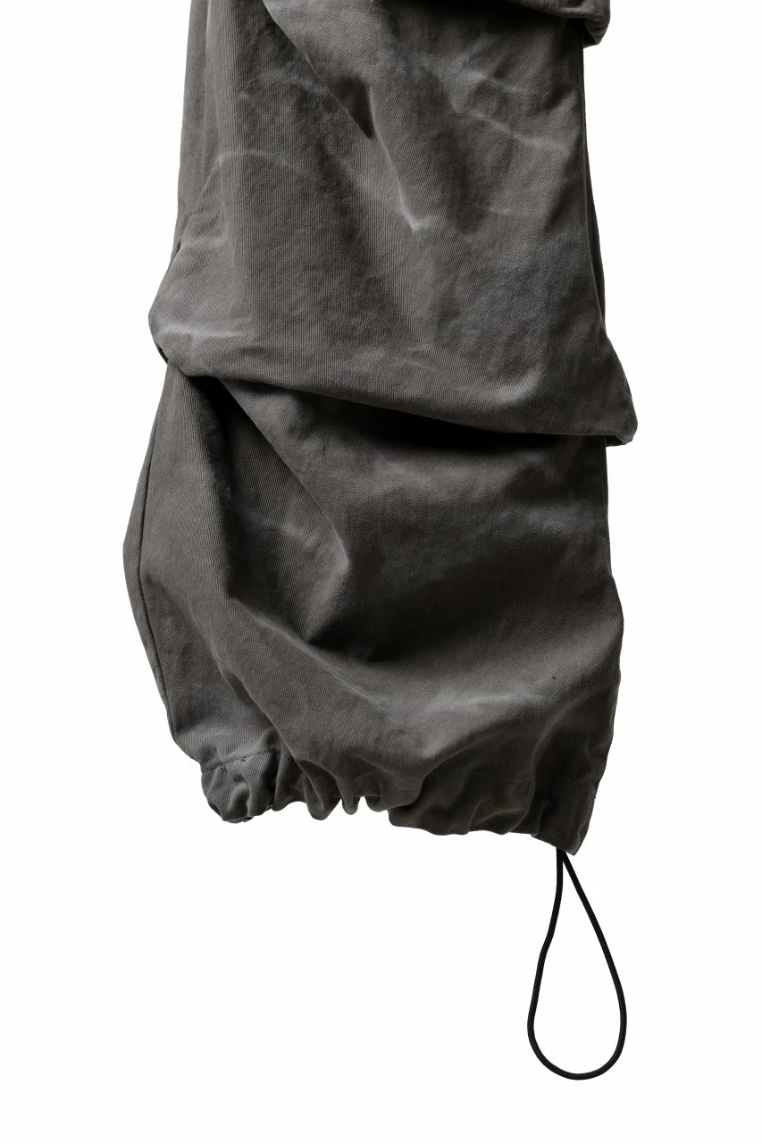 A.F ARTEFACT TUCK VOLUME BAGGY PANTS / VINTAGE DYED (KHAKI) - Image 22
