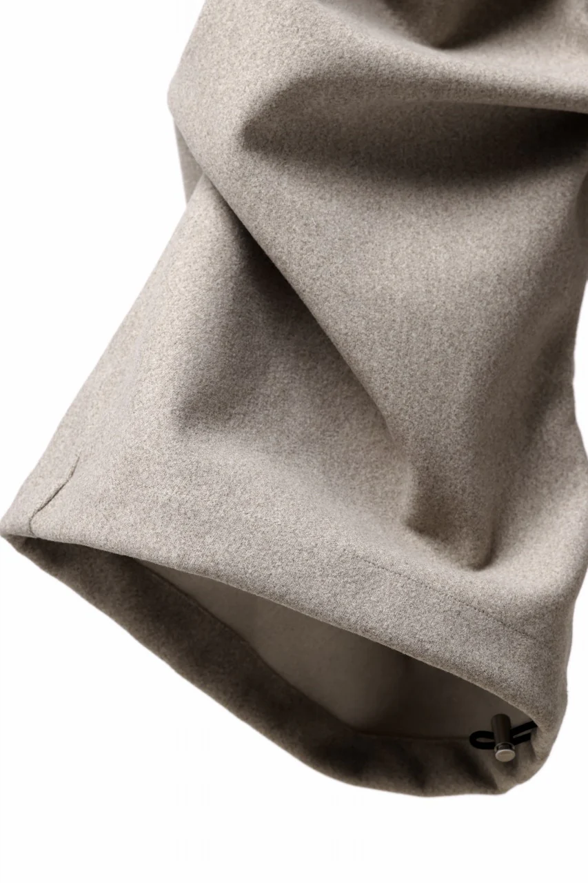 A.F ARTEFACT EXTREME WIDE BAGGY PANTS / KNIT JERSEY (BEIGE) - Image 10