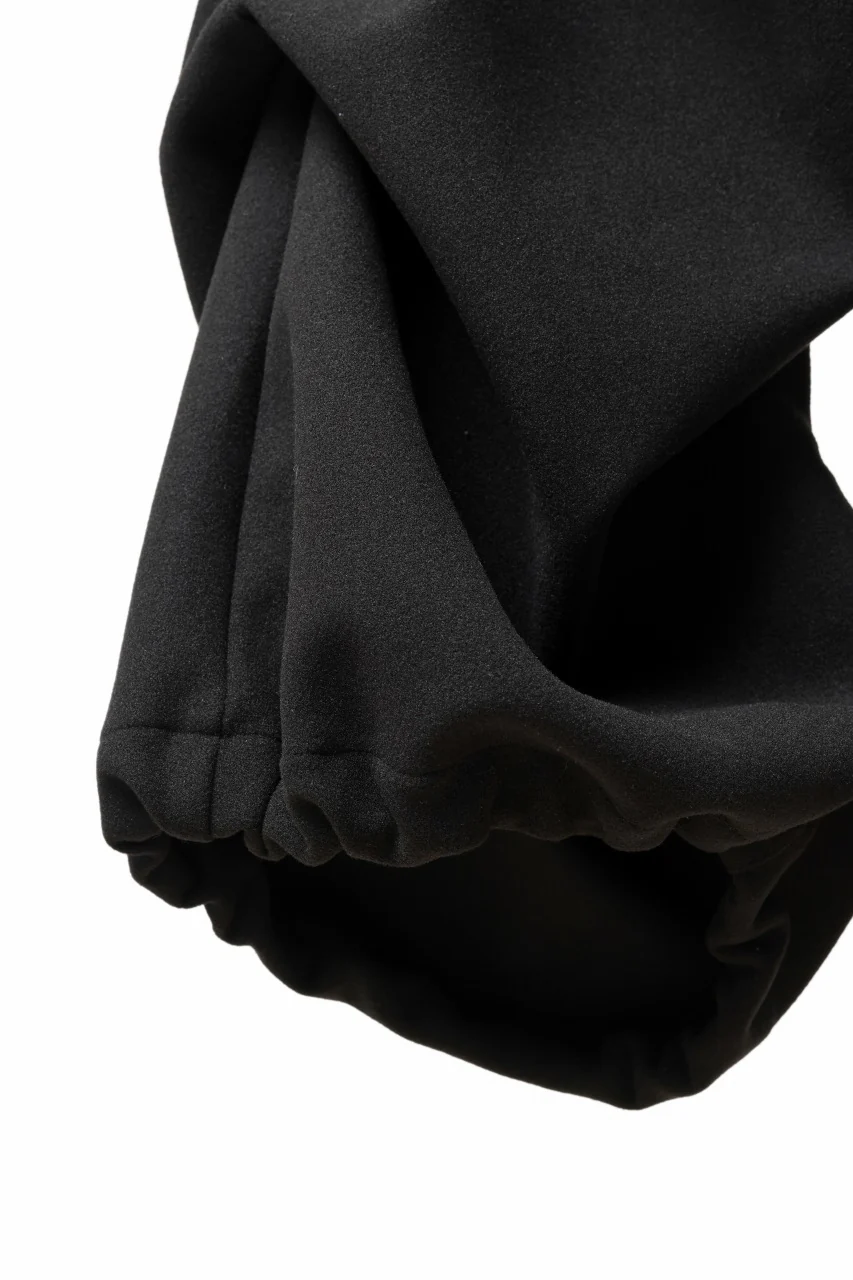 A.F ARTEFACT EXTREME WIDE BAGGY PANTS / KNIT JERSEY (BLACK) - Image 11