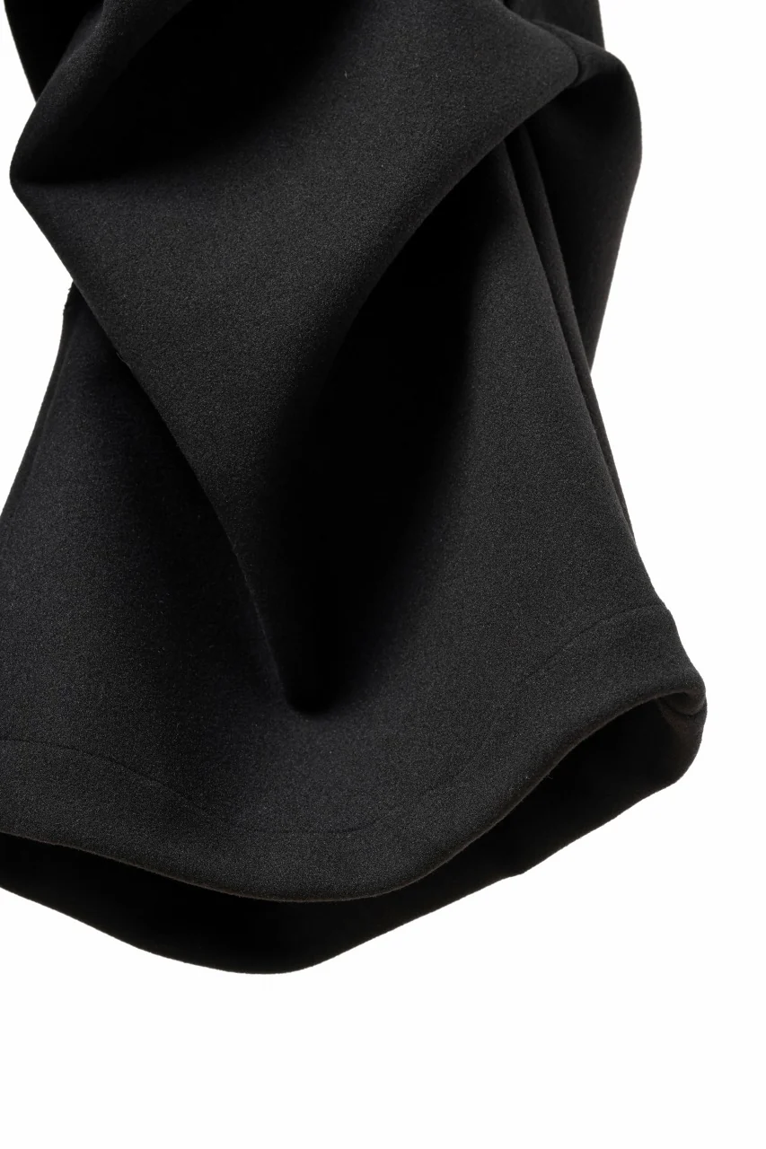 A.F ARTEFACT EXTREME WIDE BAGGY PANTS / KNIT JERSEY (BLACK) - Image 9