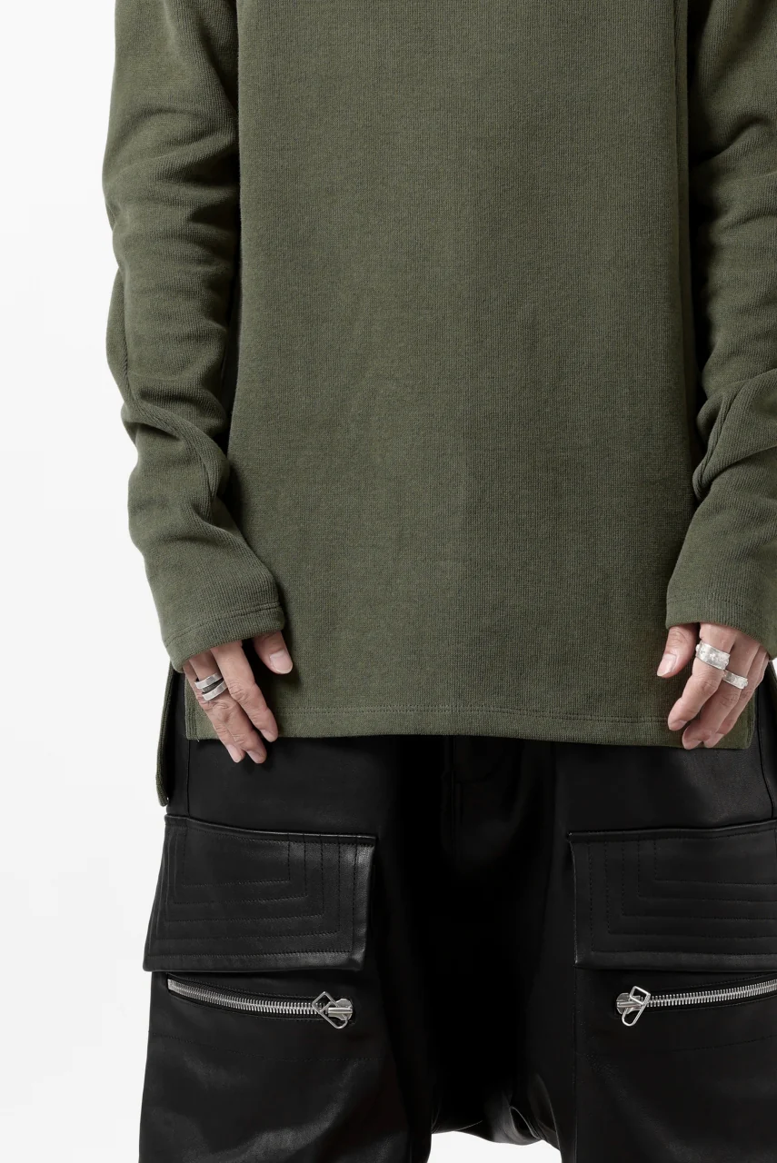 A.F ARTEFACT TURTLE NECK PULLOVER / COPE KNIT JERSEY (KHAKI) - Image 20