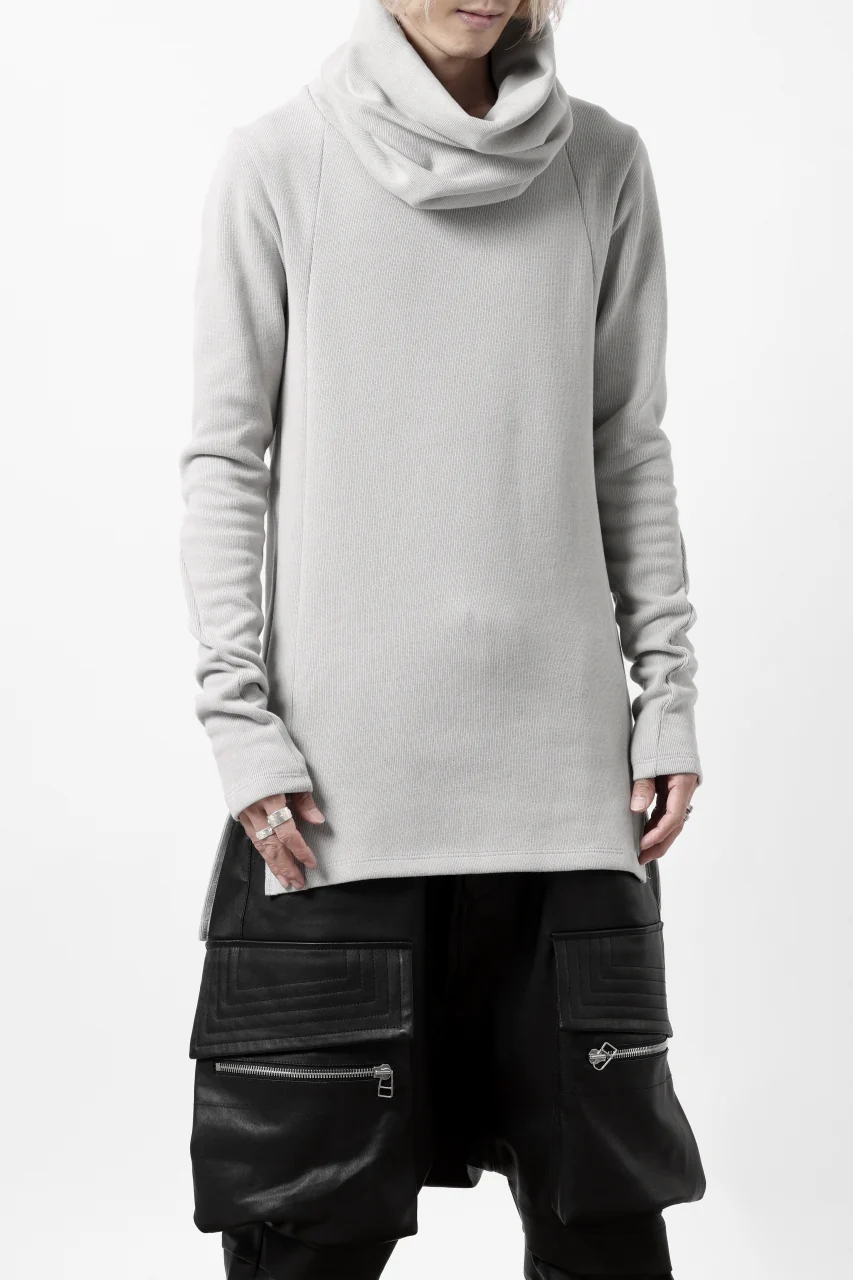 A.F ARTEFACT TURTLE NECK PULLOVER / COPE KNIT JERSEY (L.GREY) - Image 4
