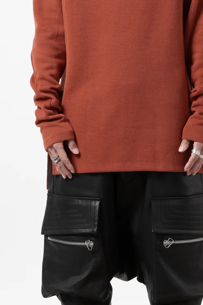 A.F ARTEFACT TURTLE NECK PULLOVER / COPE KNIT JERSEY (ORANGE) - Image 23