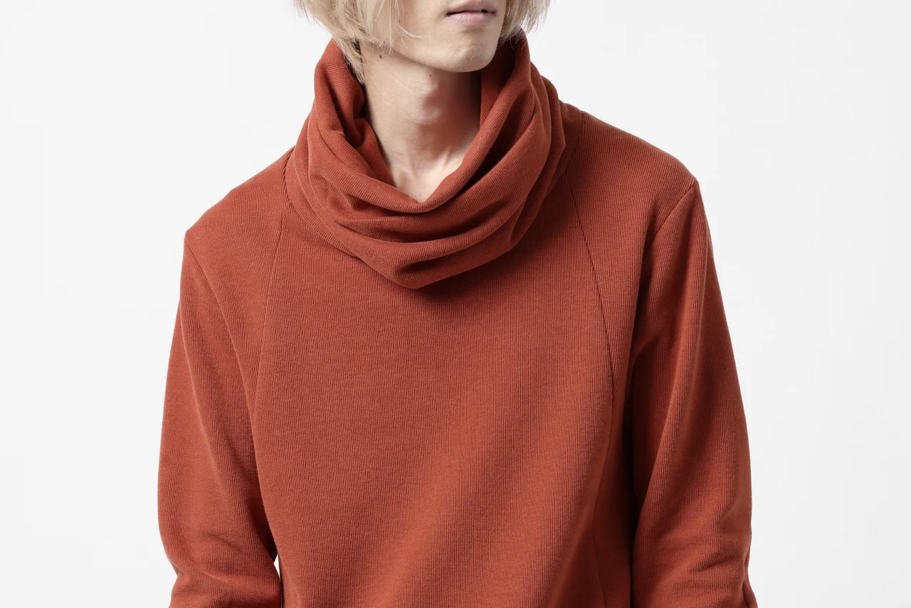A.F ARTEFACT TURTLE NECK PULLOVER / COPE KNIT JERSEY (ORANGE) - Image 29