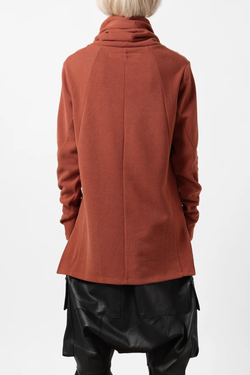 A.F ARTEFACT TURTLE NECK PULLOVER / COPE KNIT JERSEY (ORANGE) - Image 5