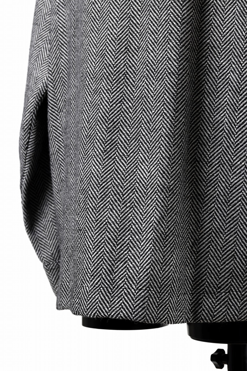 A.F ARTEFACT TWEED COVERALL SHIRT (BLACK x WHITE) - Image 25