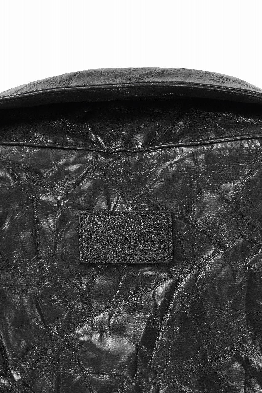 A.F ARTEFACT WASHER SYNTHETIC LEATHER SHRT (BLACK) - Image 14