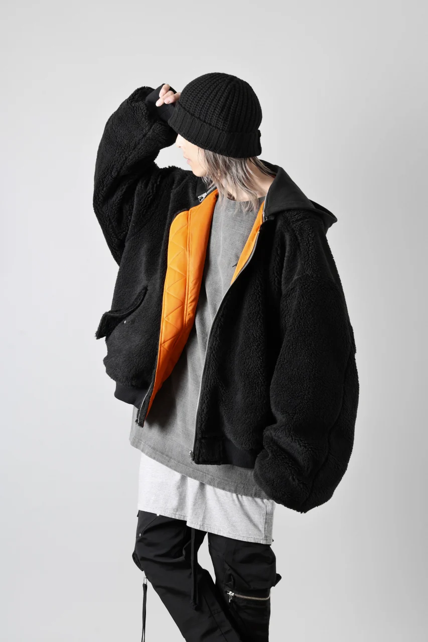 A.F ARTEFACT WOOL RIB KNIT CAP (BLACK) - Image 16