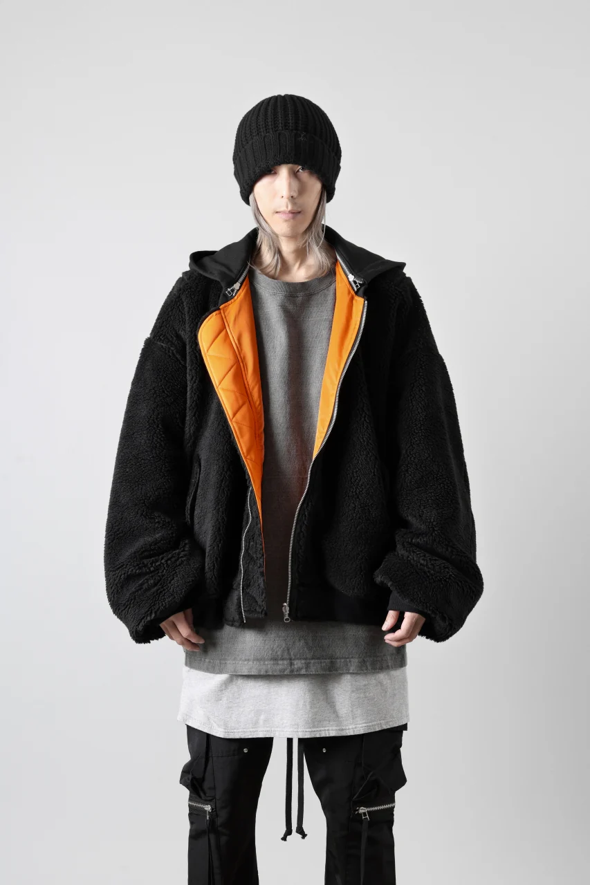 A.F ARTEFACT WOOL RIB KNIT CAP (BLACK) - Image 17