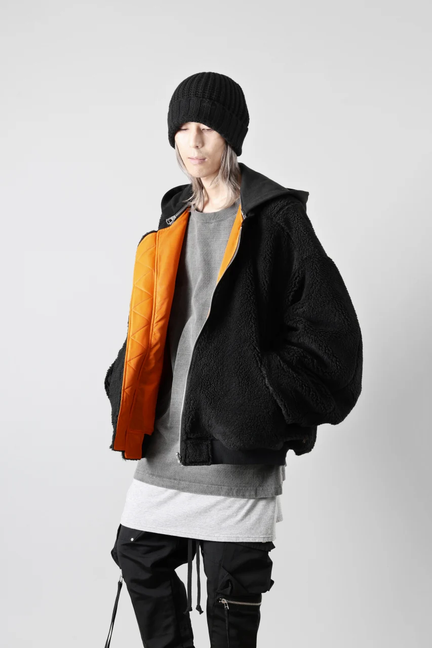 A.F ARTEFACT WOOL RIB KNIT CAP (BLACK) - Image 19