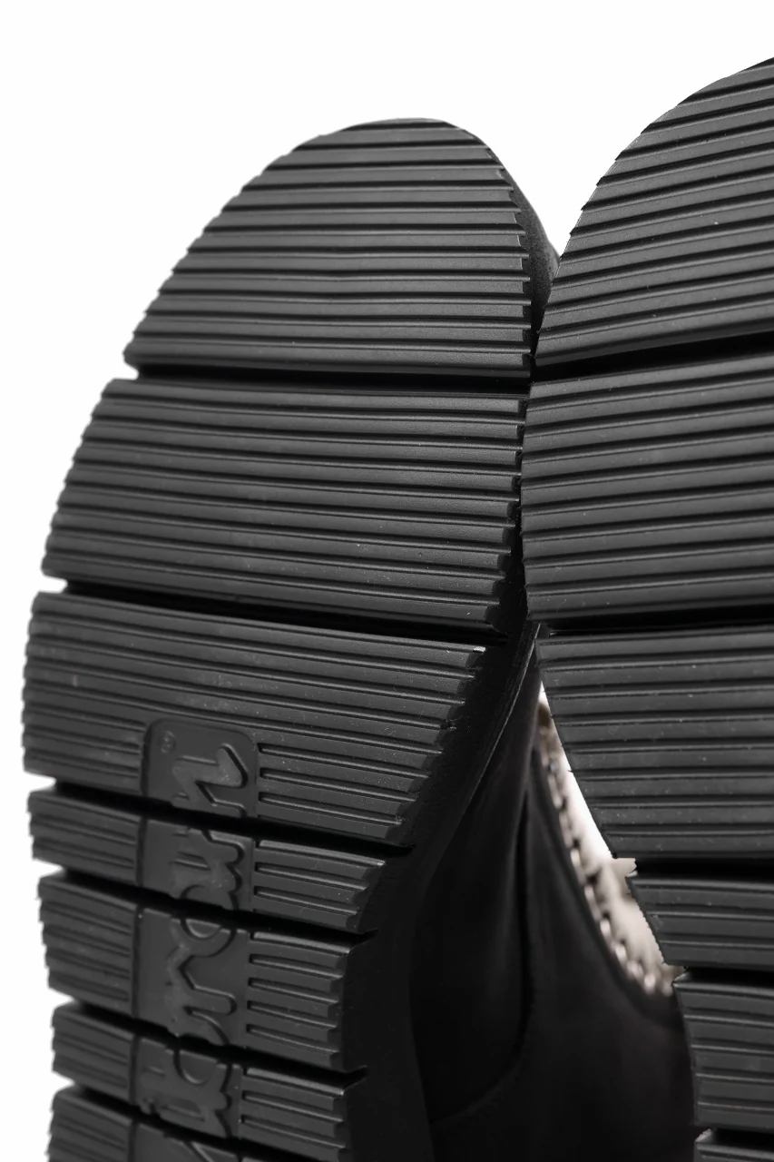 A.F ARTEFACT x Portaille LACE-UP SIDE ZIP BOOTS / MATT NUBUCK (BLACK) - Image 31