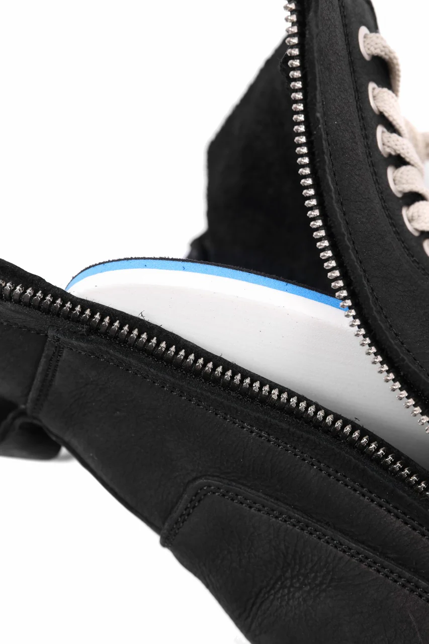 A.F ARTEFACT x Portaille LACE-UP SIDE ZIP BOOTS / MATT NUBUCK (BLACK) - Image 33