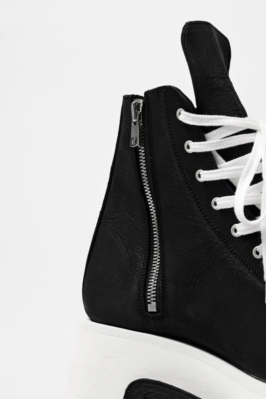 A.F ARTEFACT x Portaille PLATFORM HIGHCUT SNEAKERBOOTS / MATT NUBUCK (BLACK) - Image 10