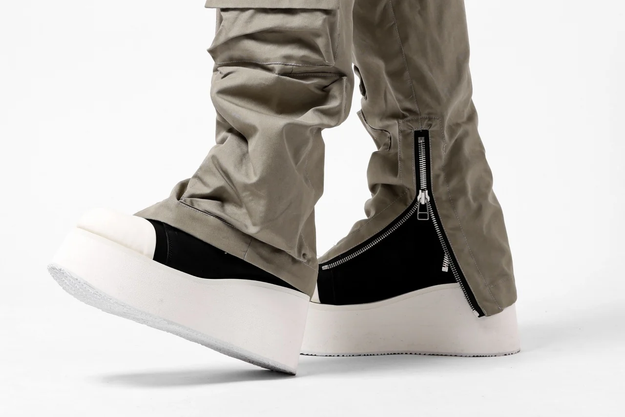 A.F ARTEFACT x Portaille PLATFORM HIGHCUT SNEAKERBOOTS / MATT NUBUCK (BLACK) - Image 22