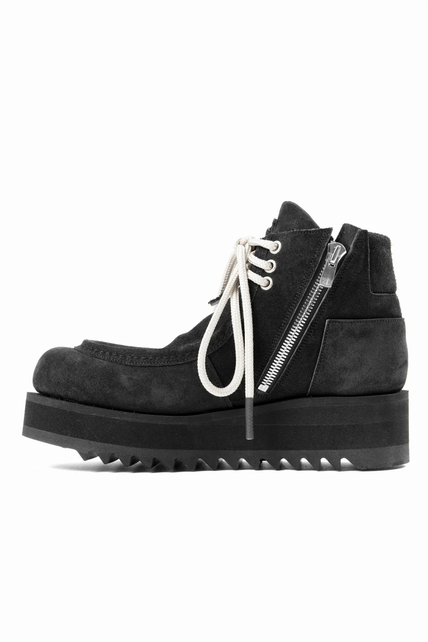 A.F ARTEFACT x Portaille TYROLEAN BOOTS / OILED NUBUCK (BLACK) - Image 17